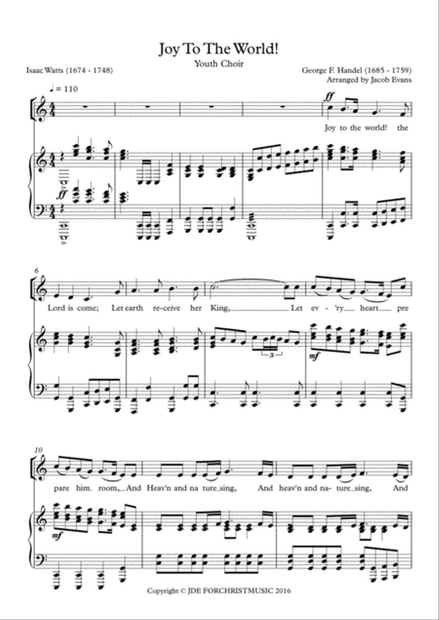 Joy To The World Joy To The World SA scores gallery preview page 1