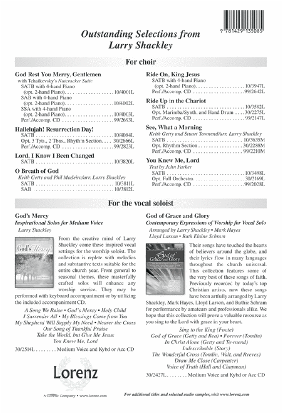Lord, I Know I Been Changed 3-Part scores gallery preview page 12