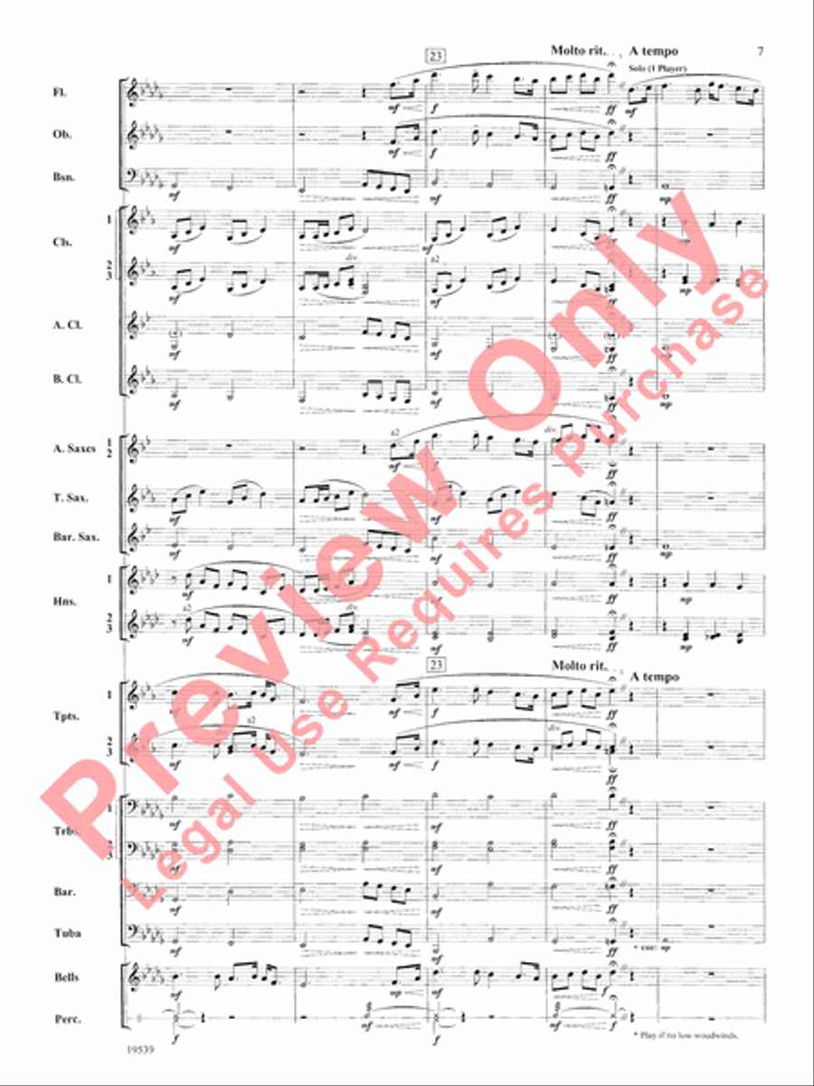 Two Irish Sketches Two Irish Sketches Concert Band scores gallery preview page 8
