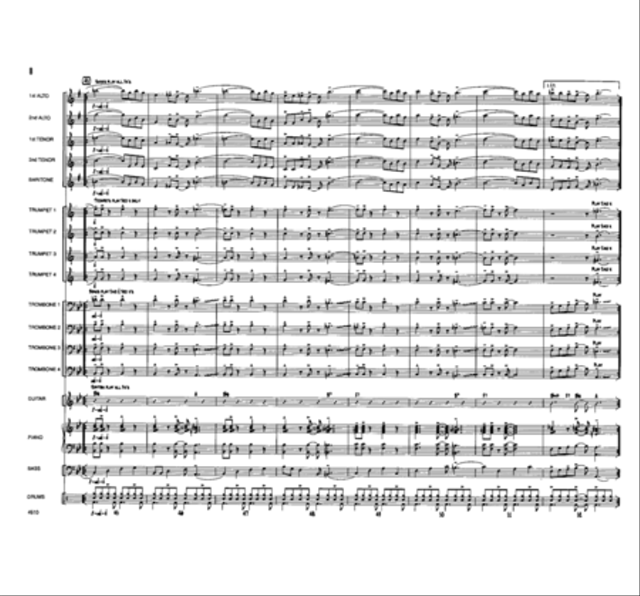 Johnson Rag Johnson Rag Jazz Ensemble scores gallery preview page 8