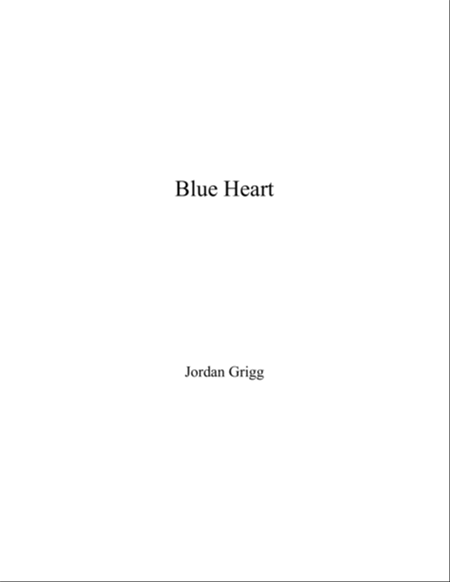 Blue Heart Full Orchestra scores gallery preview page 1