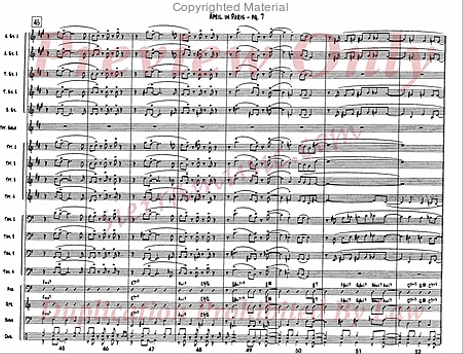 April In Paris April In Paris Jazz Ensemble scores gallery preview page 8