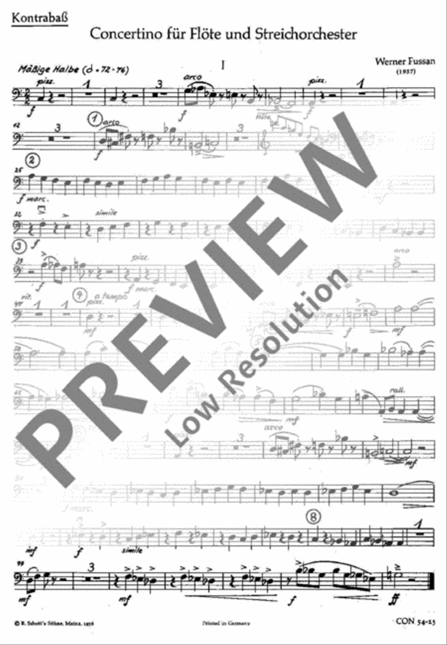 Concertino Double Bass scores gallery preview page 2