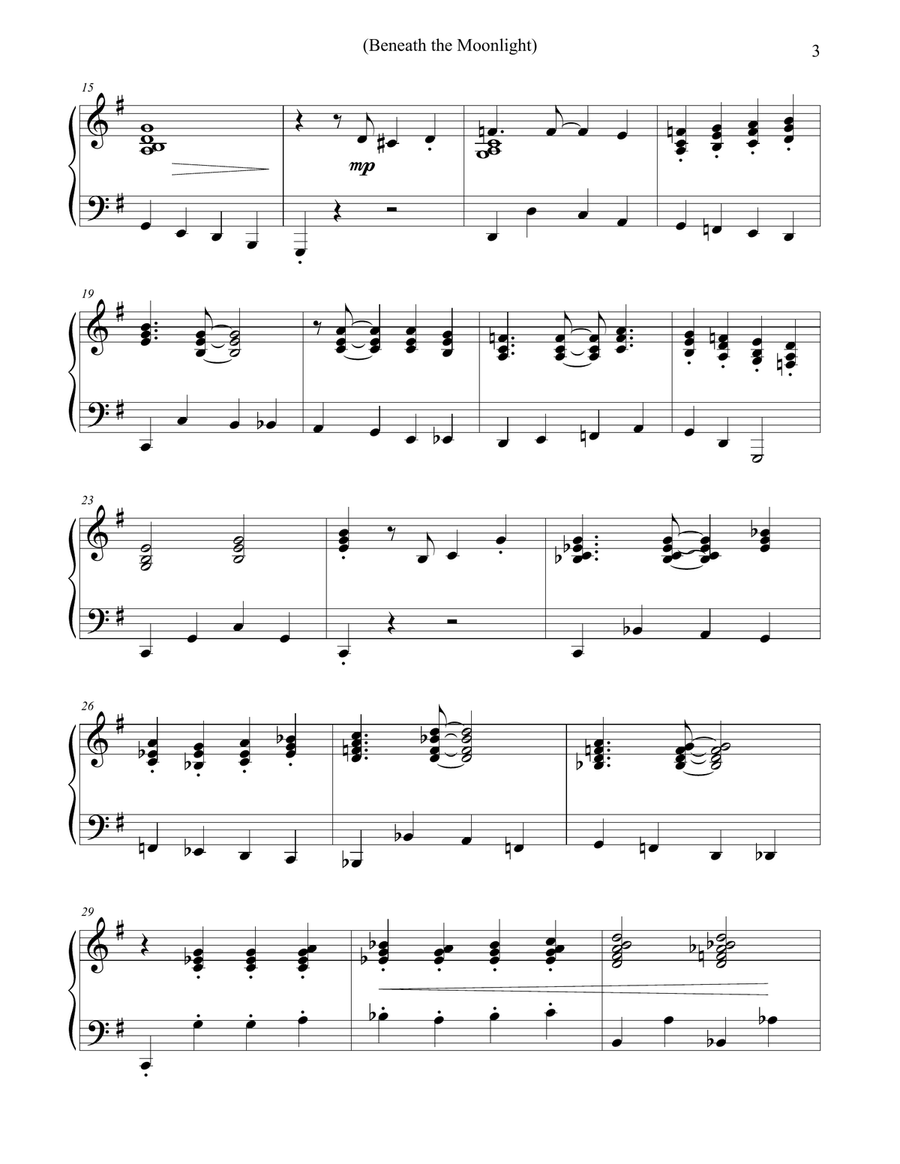Jazz by Piano Piano Solo scores gallery preview page 3