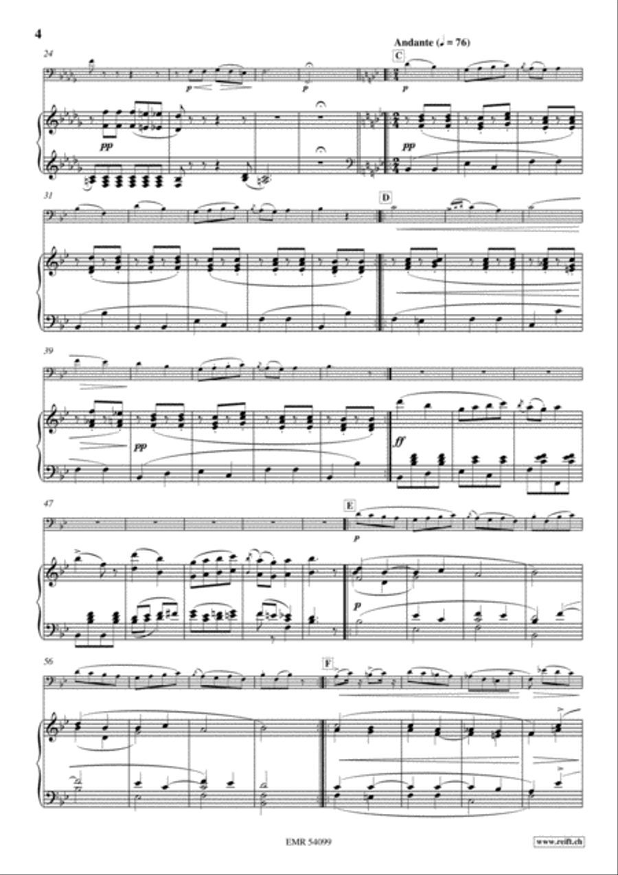 Concertino Bb Minor Piano Accompaniment scores gallery preview page 3
