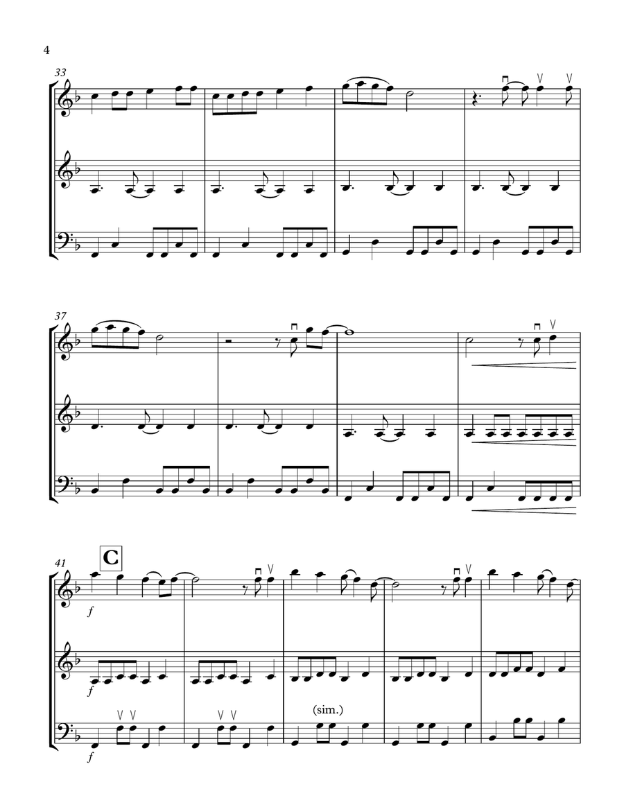 Marry You String Trio scores gallery preview page 4