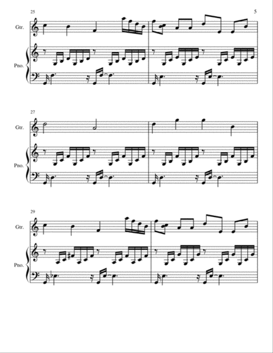 Prelude in C Small Ensemble scores gallery preview page 5