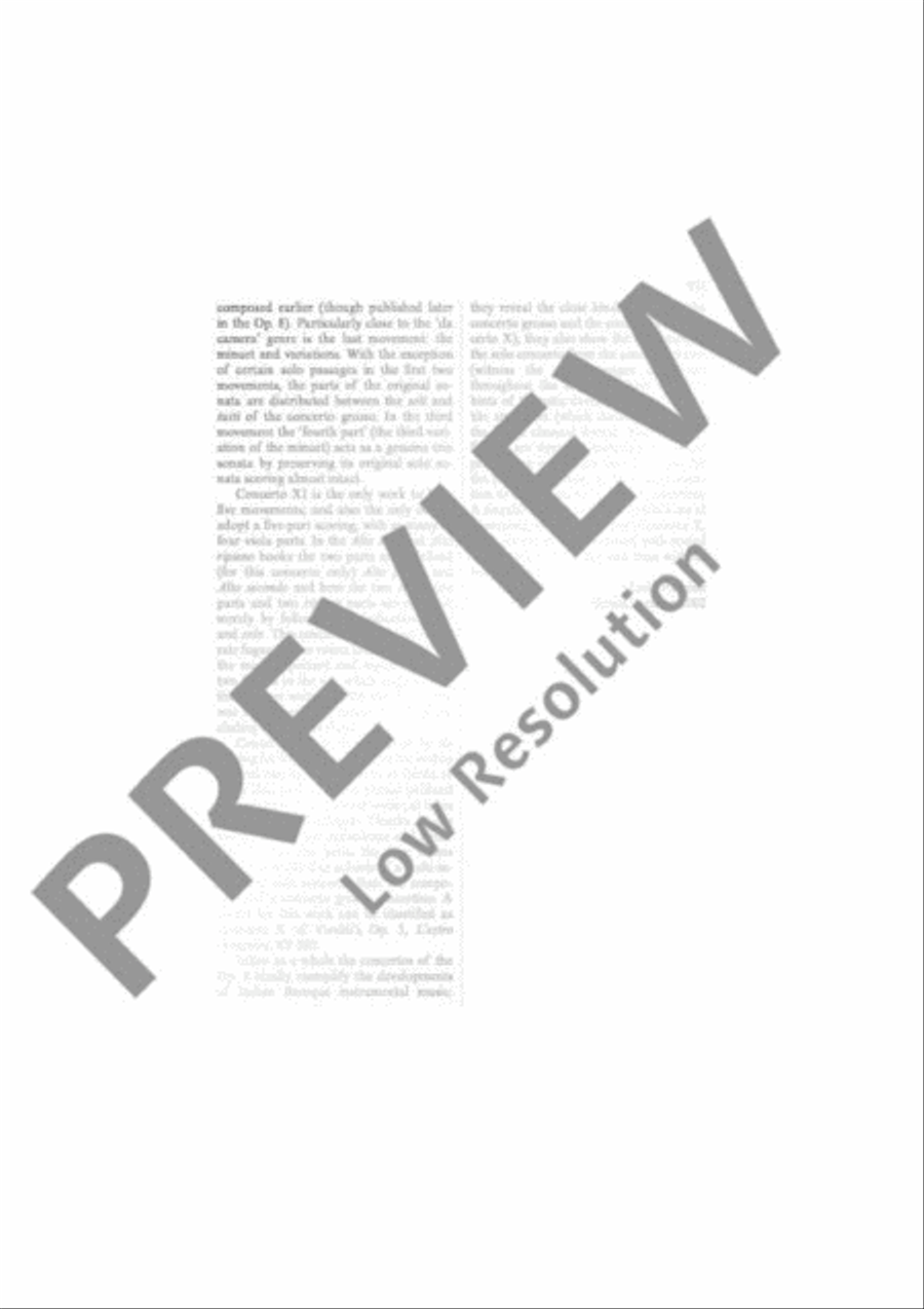 6 Concerti Basso Continuo scores gallery preview page 8