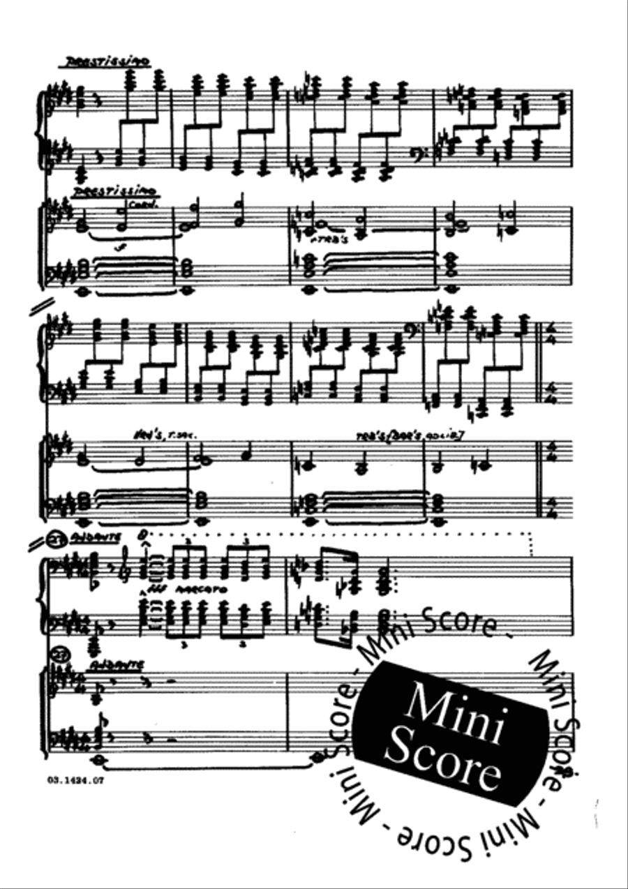 Warsaw Concerto Warsaw Concerto Concert Band scores gallery preview page 33