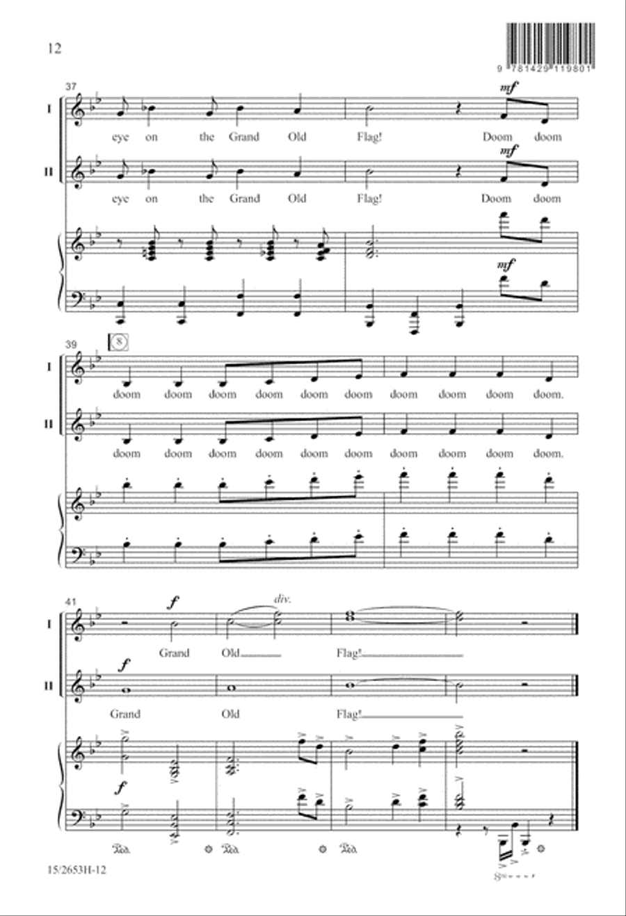 Here's Two Cohan! Here's Two Cohan! 2-Part scores gallery preview page 12