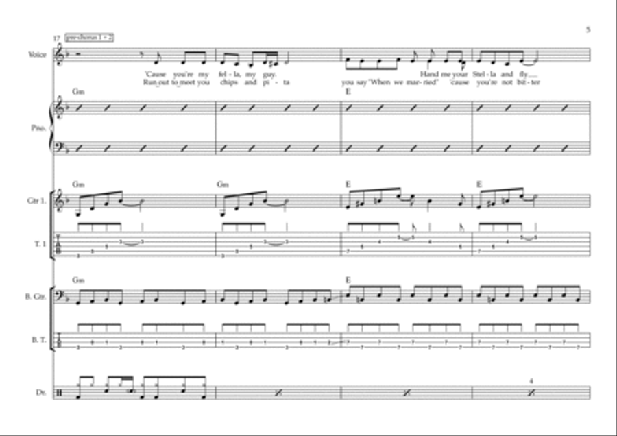 You Know I'm No Good Voice scores gallery preview page 5