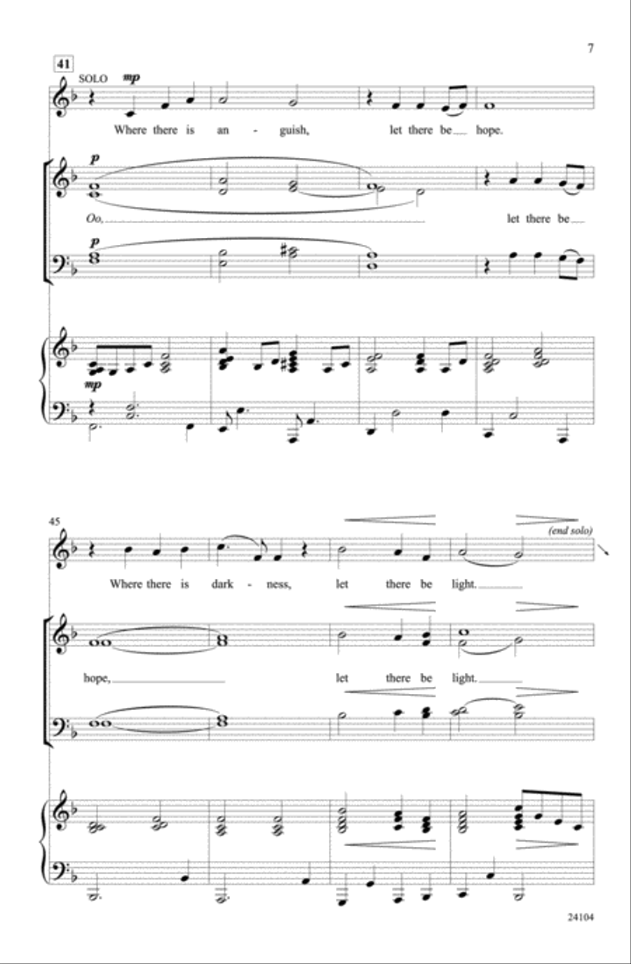 Instrument of Peace 4-Part scores gallery preview page 6