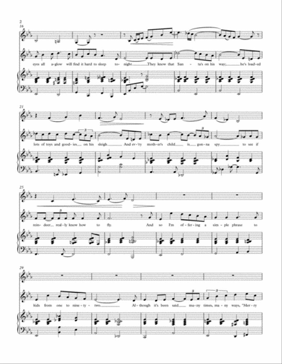 The Christmas Song (Chestnuts Roasting On An Open Fire) Alto Saxophone scores gallery preview page 2