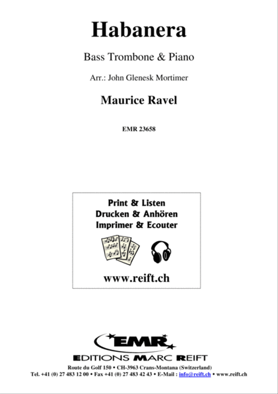 Habanera Bass Trombone scores gallery preview page 2