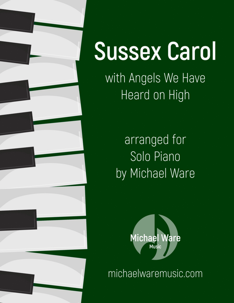 Sussex Carol with Angels We Have Heard on High (Piano) image number null