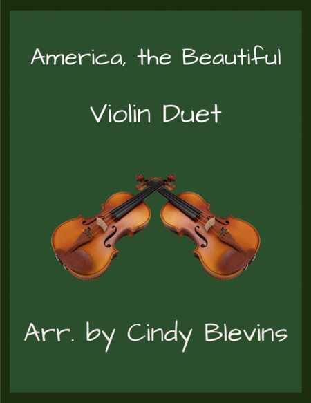 America, the Beautiful, Violin Duet image number null