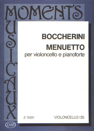 Book cover for Minuet-vcl/pno