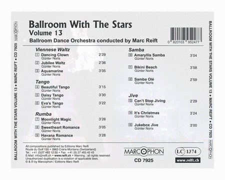 Ballroom With The Stars Volume 13