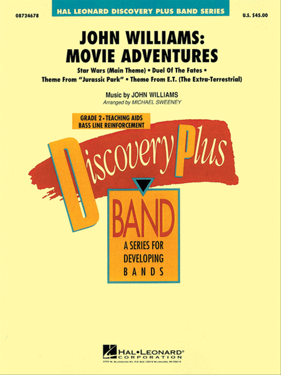 John Williams: Movie Adventures Concert Band scores gallery preview page 1