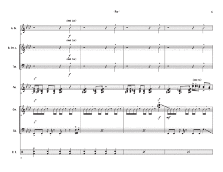 Rise Alto Saxophone scores gallery preview page 5