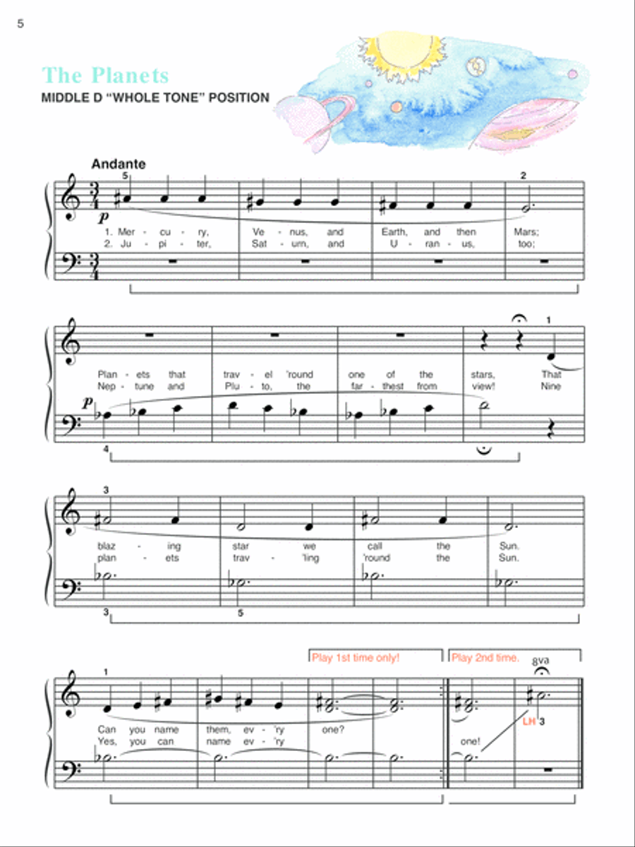 Alfred's Basic Graded Piano Course, Lesson Piano Method scores gallery preview page 2