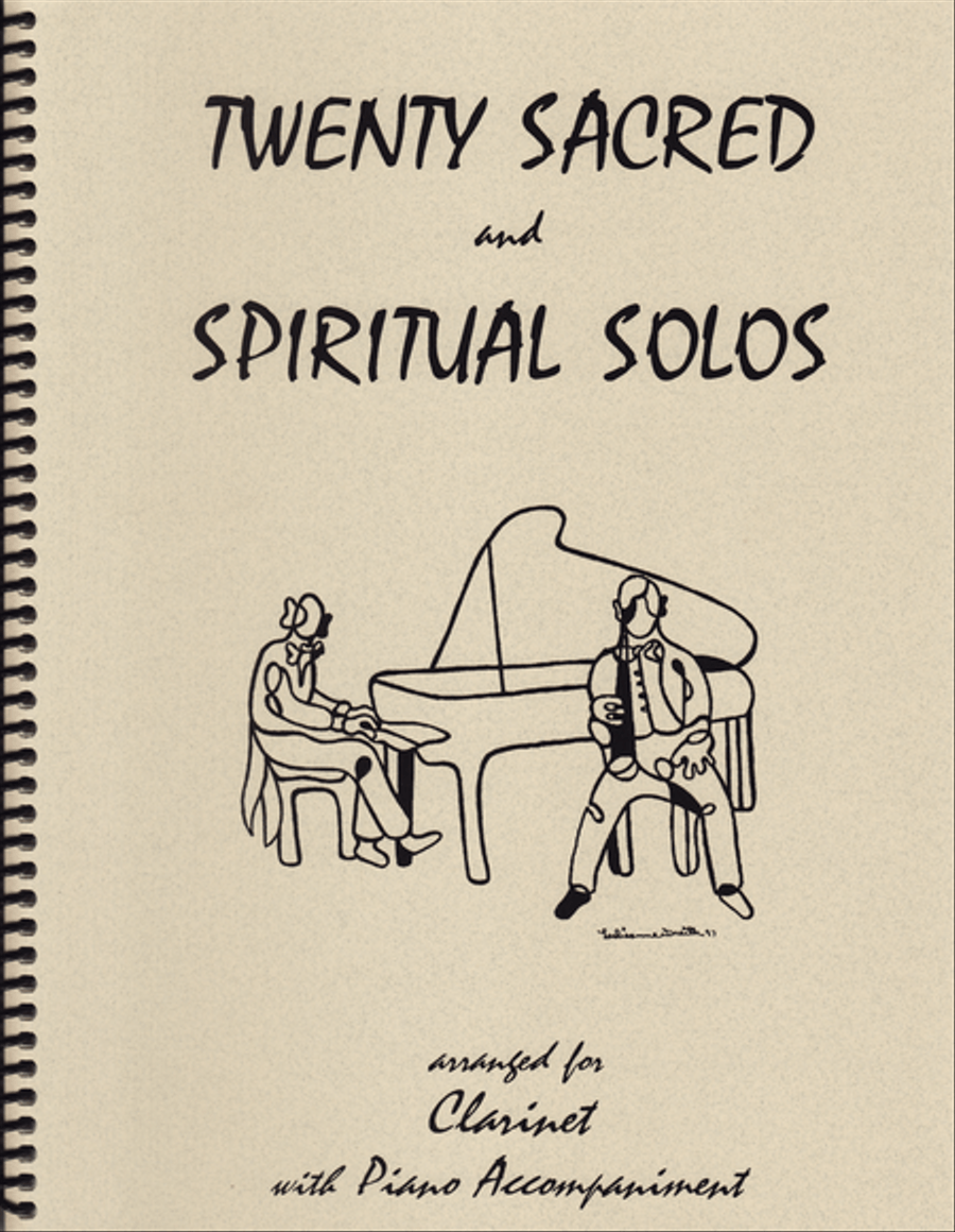 20 Sacred and Spiritual Solos for Clarinet Clarinet Solo scores gallery preview page 1
