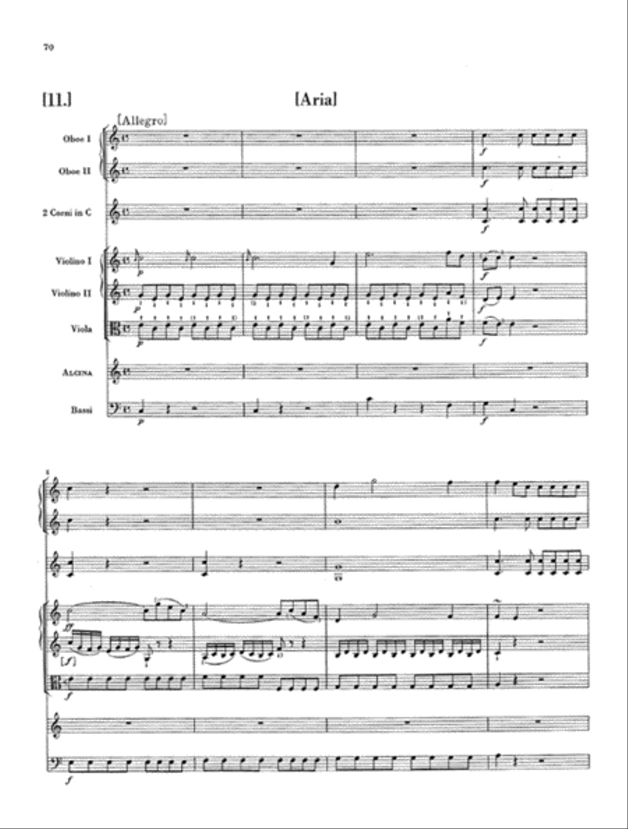 Orlando Paladino – Dramma Eroicomico – 1st act, 1st part Orchestra scores gallery preview page 2