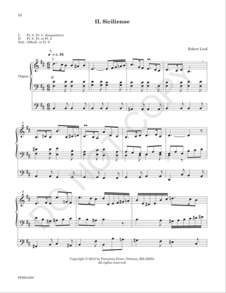 Concerto in D Organ Solo scores gallery preview page 13