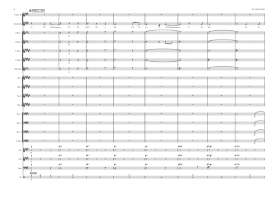 The Christmas Waltz Jazz Ensemble scores gallery preview page 2