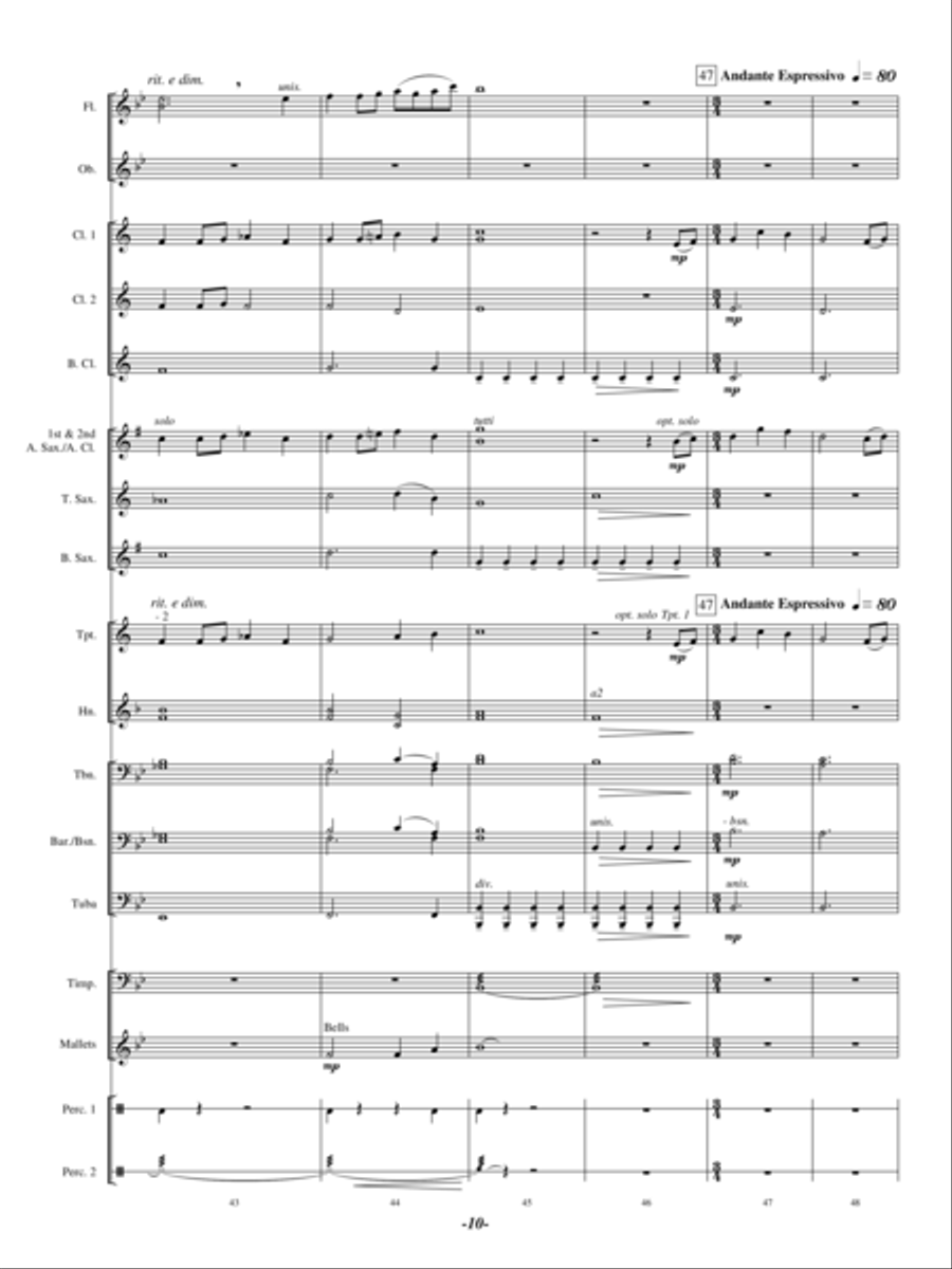 Whispering Ridge Whispering Ridge Concert Band scores gallery preview page 9