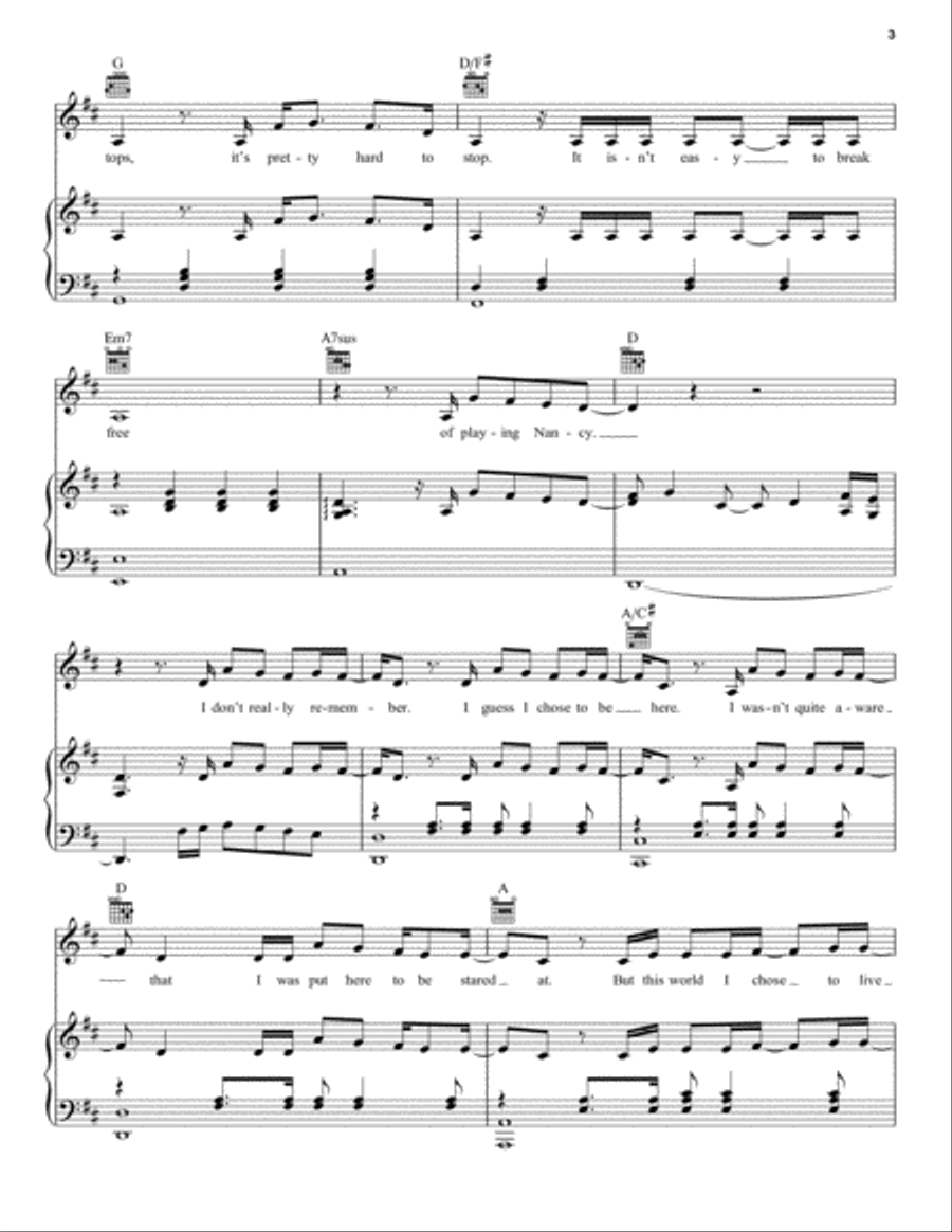 Playing Nancy (from Groundhog Day The Musical) by Tim Minchin - Piano