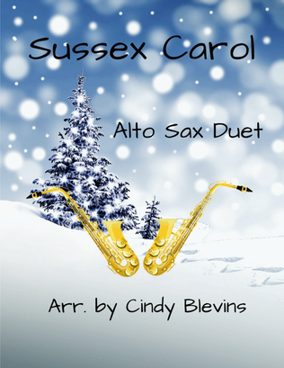 Sussex Carol, Alto Sax Duet