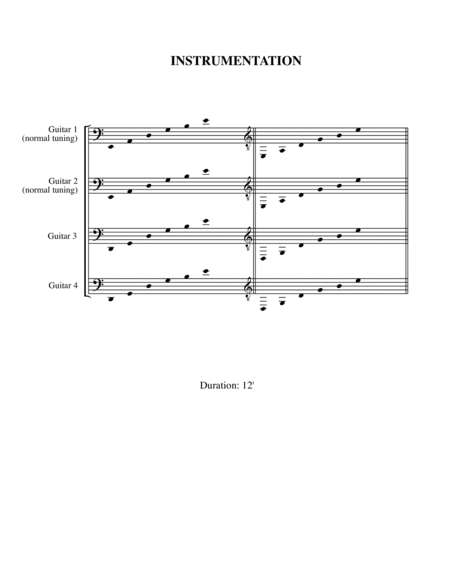 Bach ITALIAN CONCERTO arr. For trad. Guitar Quartet image number null