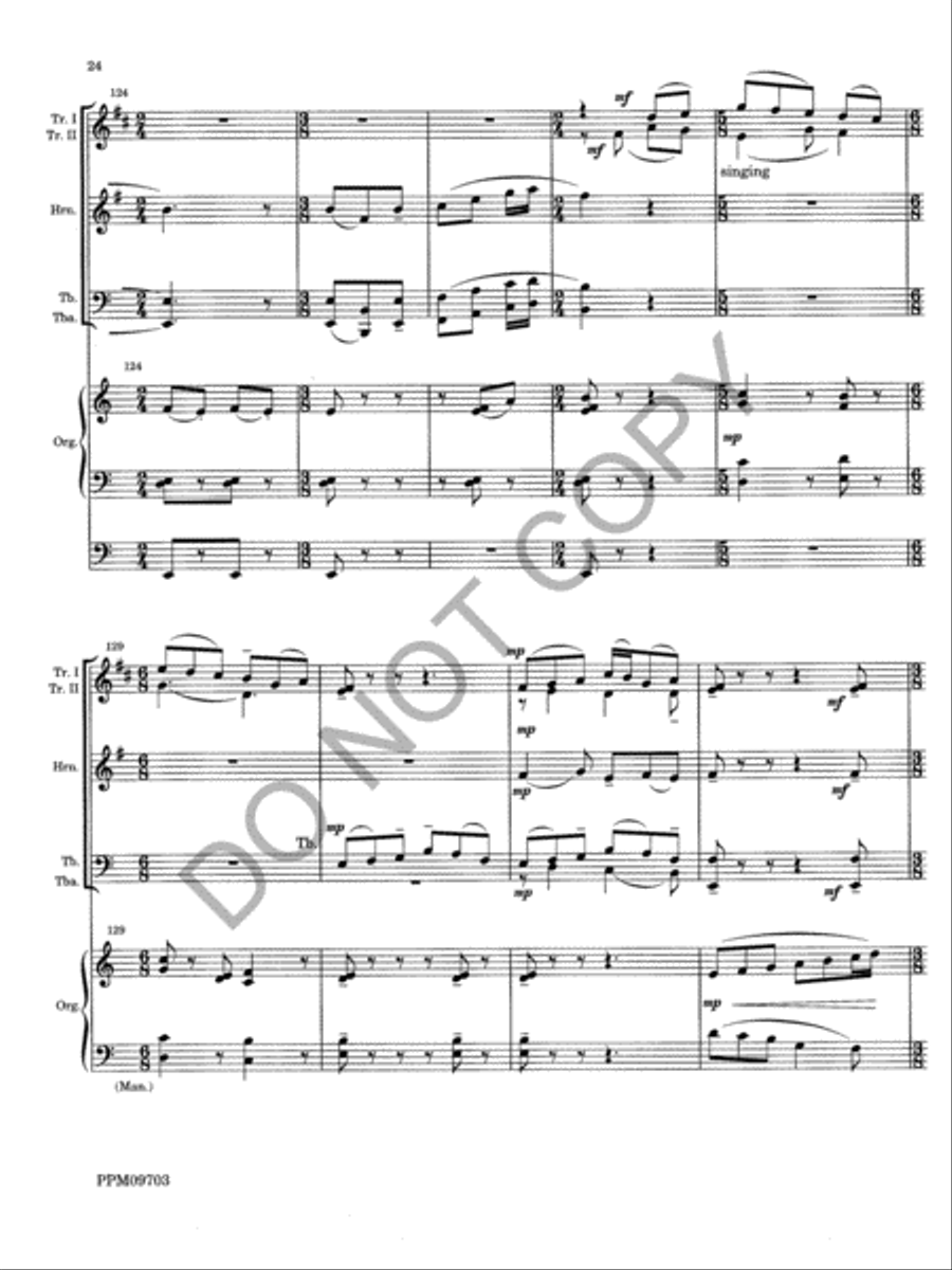 Triptych Choir scores gallery preview page 27