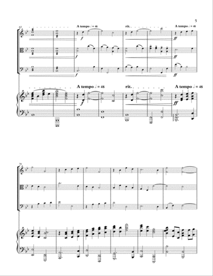 Lost in the Mist Lost in the Mist Piano Quartet scores gallery preview page 5