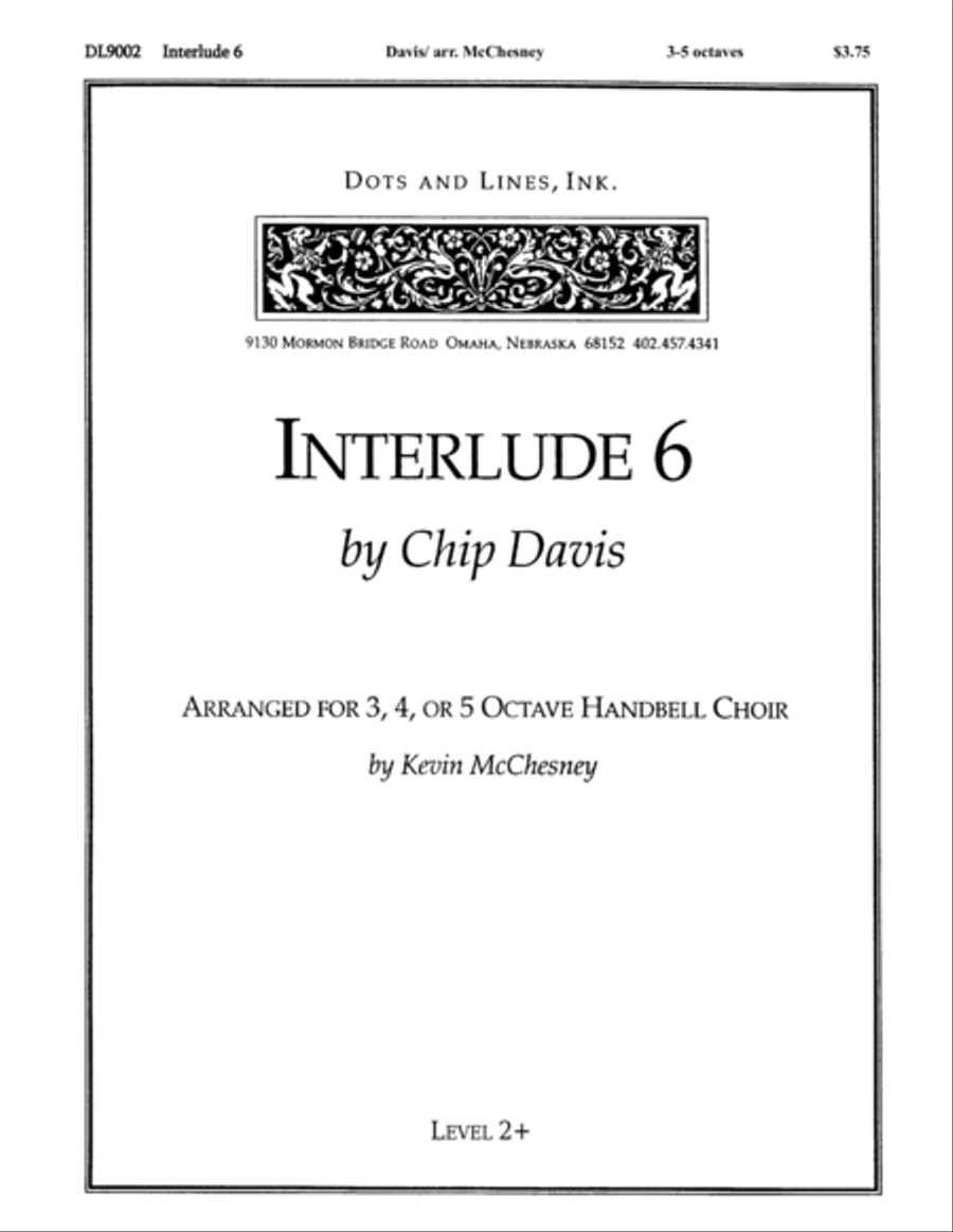 Interlude 6 Interlude 6 5-Octaves scores gallery preview page 1