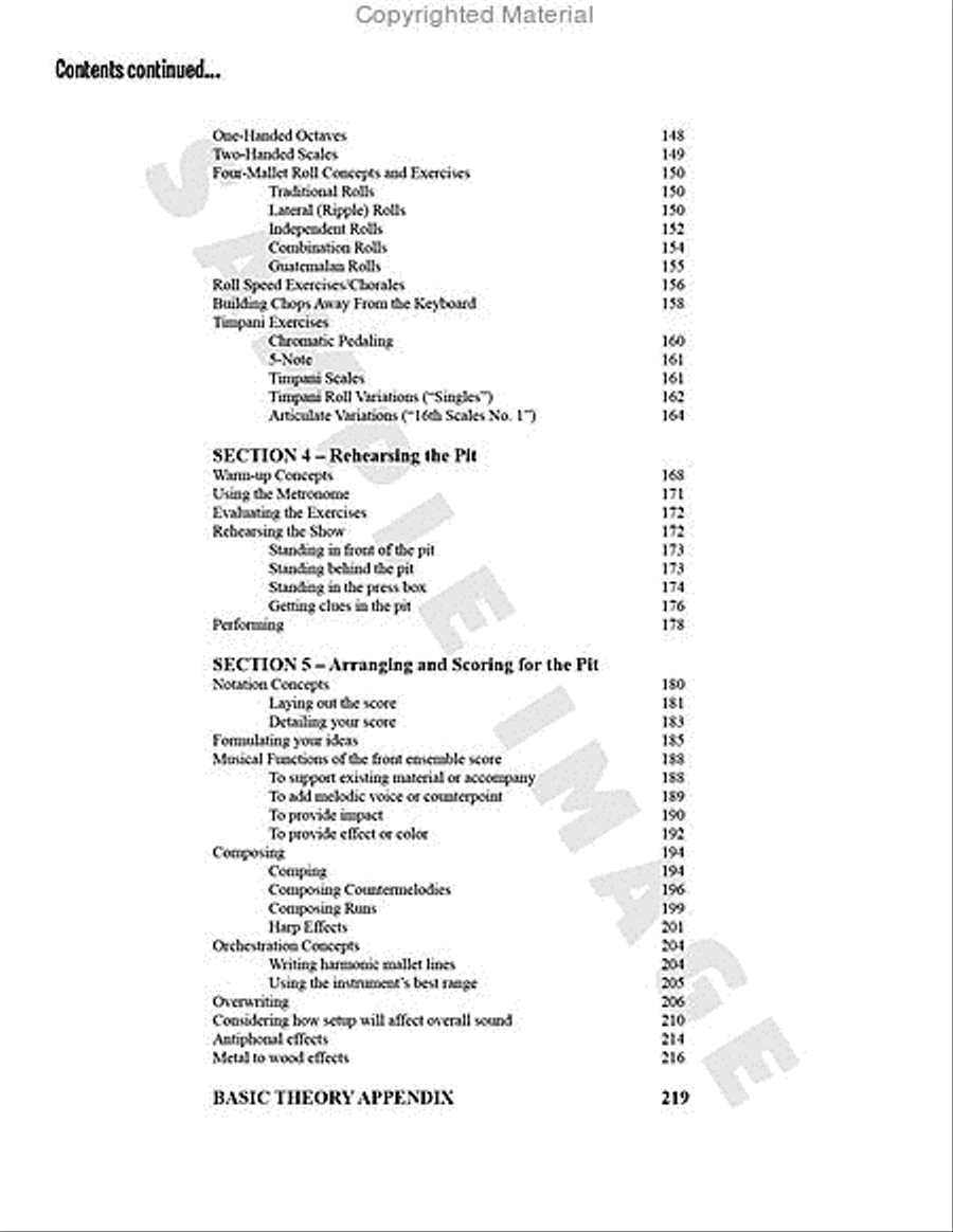 Up Front Up Front Percussion scores gallery preview page 4
