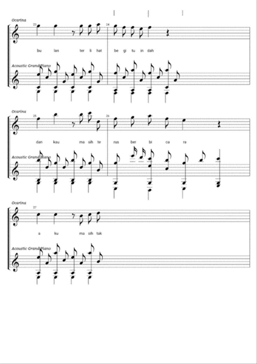 Our Moment Our Moment Electronic Keyboard scores gallery preview page 6