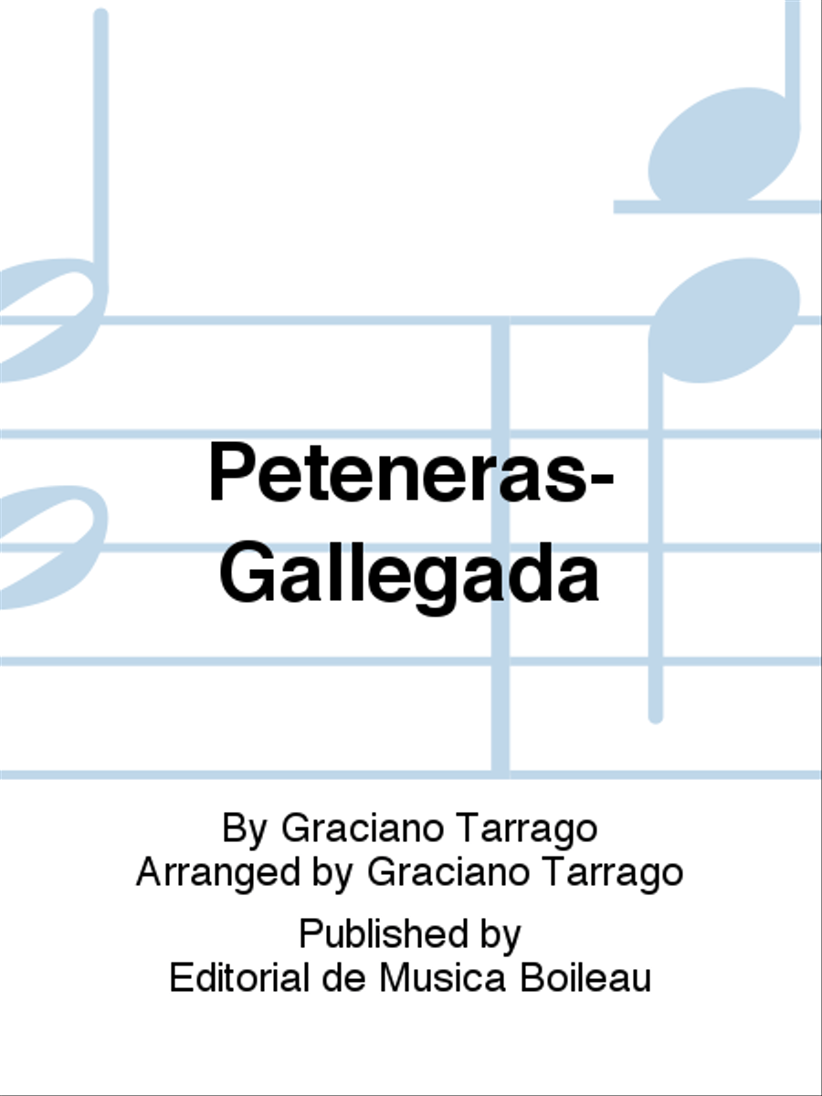 Peteneras-Gallegada Guitar scores gallery preview page 1