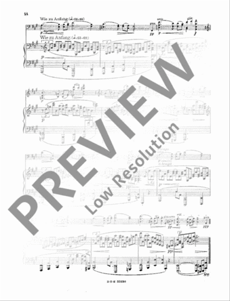 Ein Sommermärchen Cello Solo scores gallery preview page 15