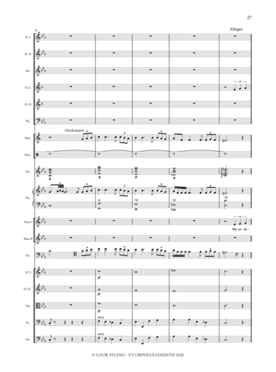 Romanó Drom (Romany Caravan) for Accordion, Voice and Orchestra Orchestra scores gallery preview page 33