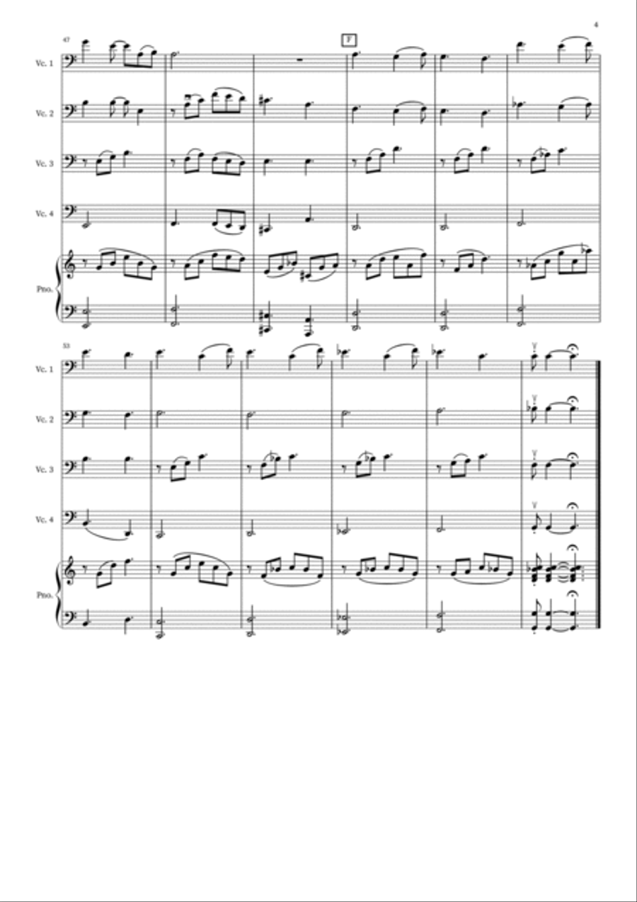 We Are The Champions Piano Solo scores gallery preview page 4