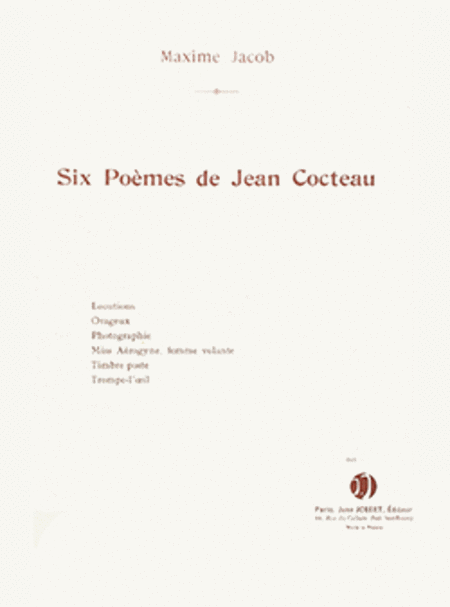 Poemes De Jean Cocteau (6)