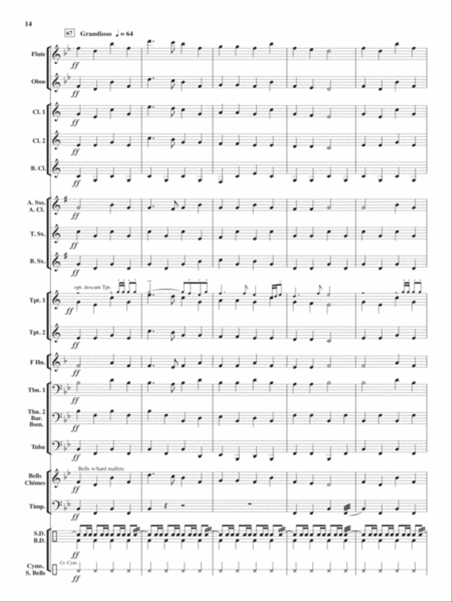 An Angelic Christmas An Angelic Christmas Concert Band scores gallery preview page 13