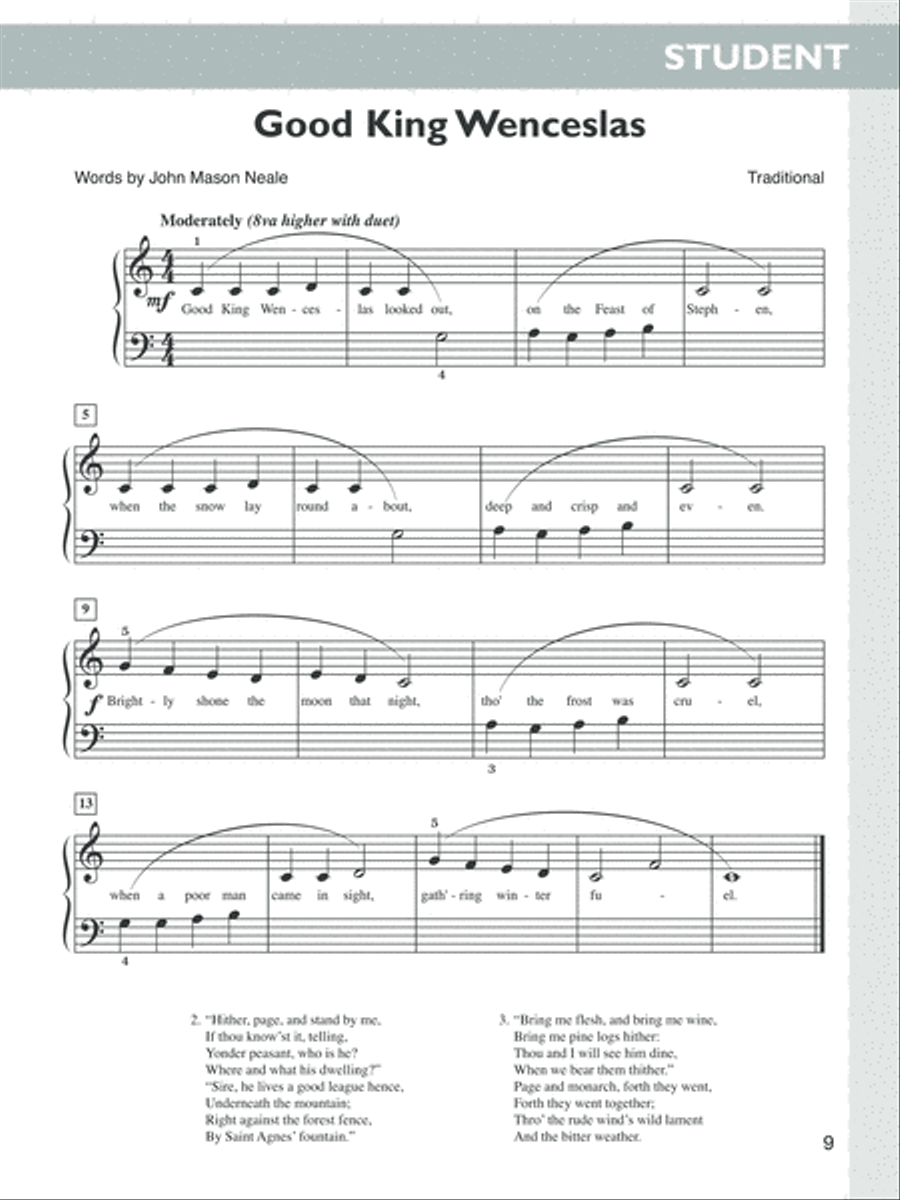 The Music Tree: Christmas Piano Method scores gallery preview page 6