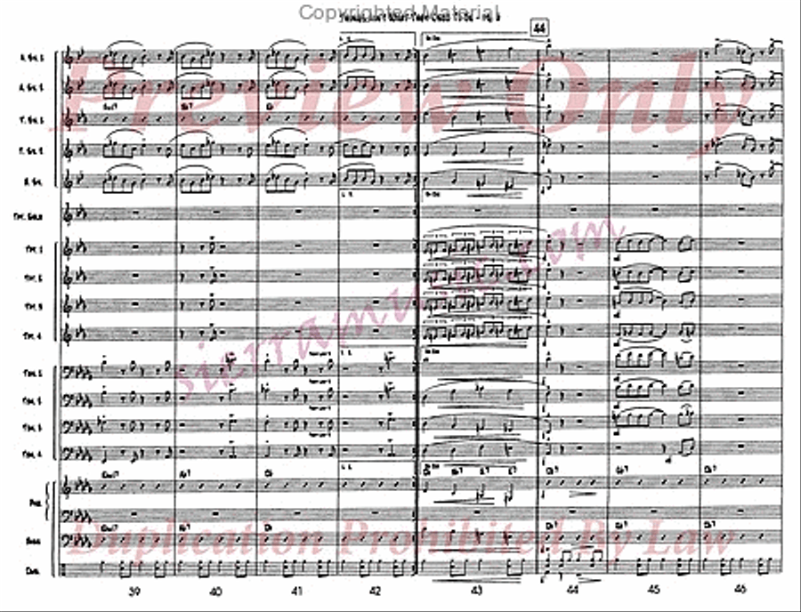 Things Ain't What They Used To Be Jazz Ensemble scores gallery preview page 7