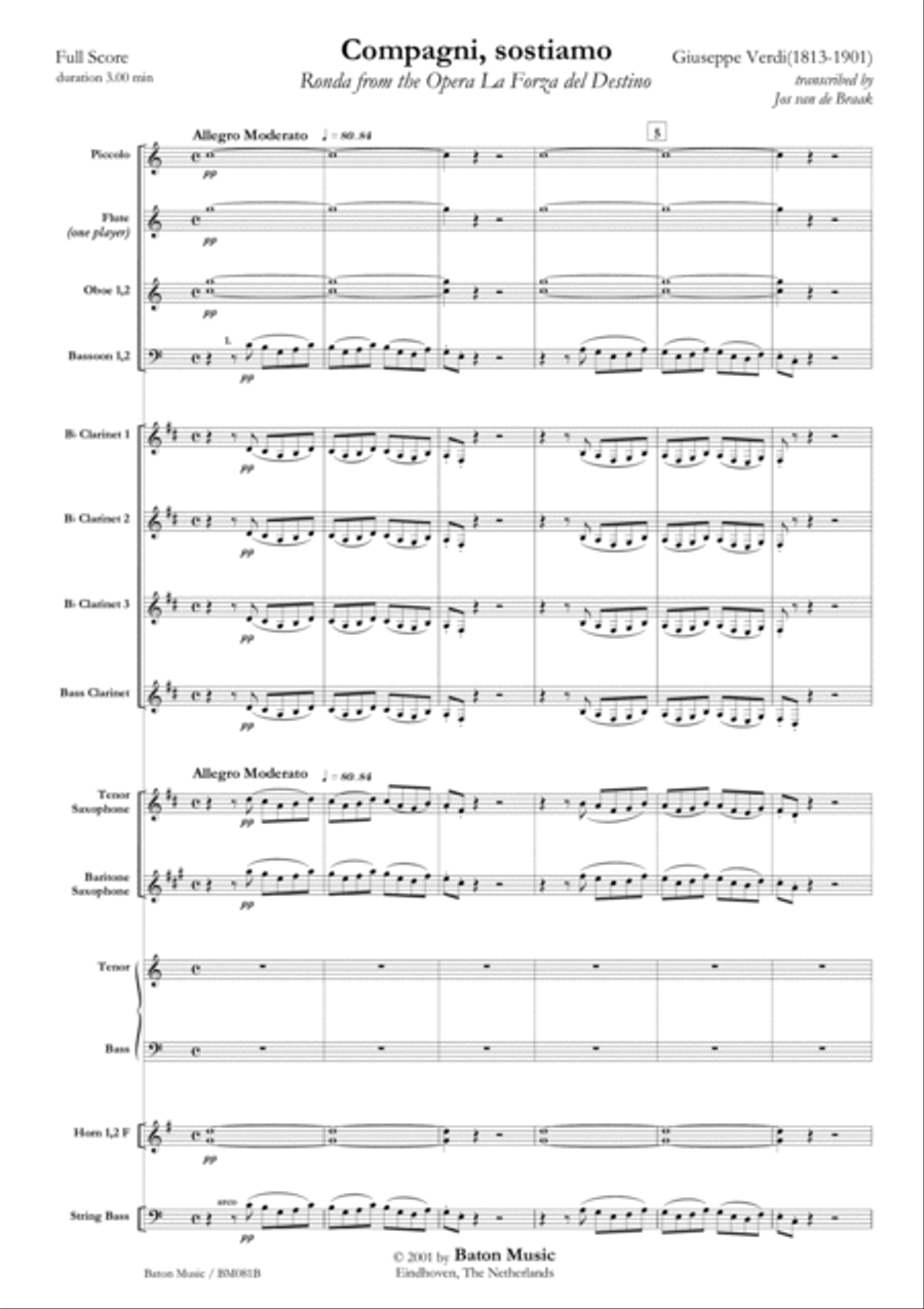 Compagni, sostiamo Compagni, sostiamo Men's Choir scores gallery preview page 2