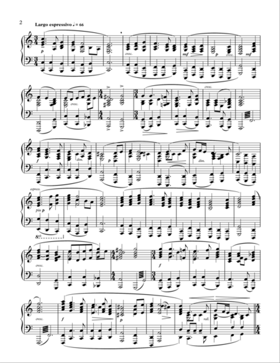 Campanae Parisienses & Aria from Ancient Airs & Dances, Suite #2, Piano Solo arr. by Shawn Heller Piano Solo scores gallery preview page 2