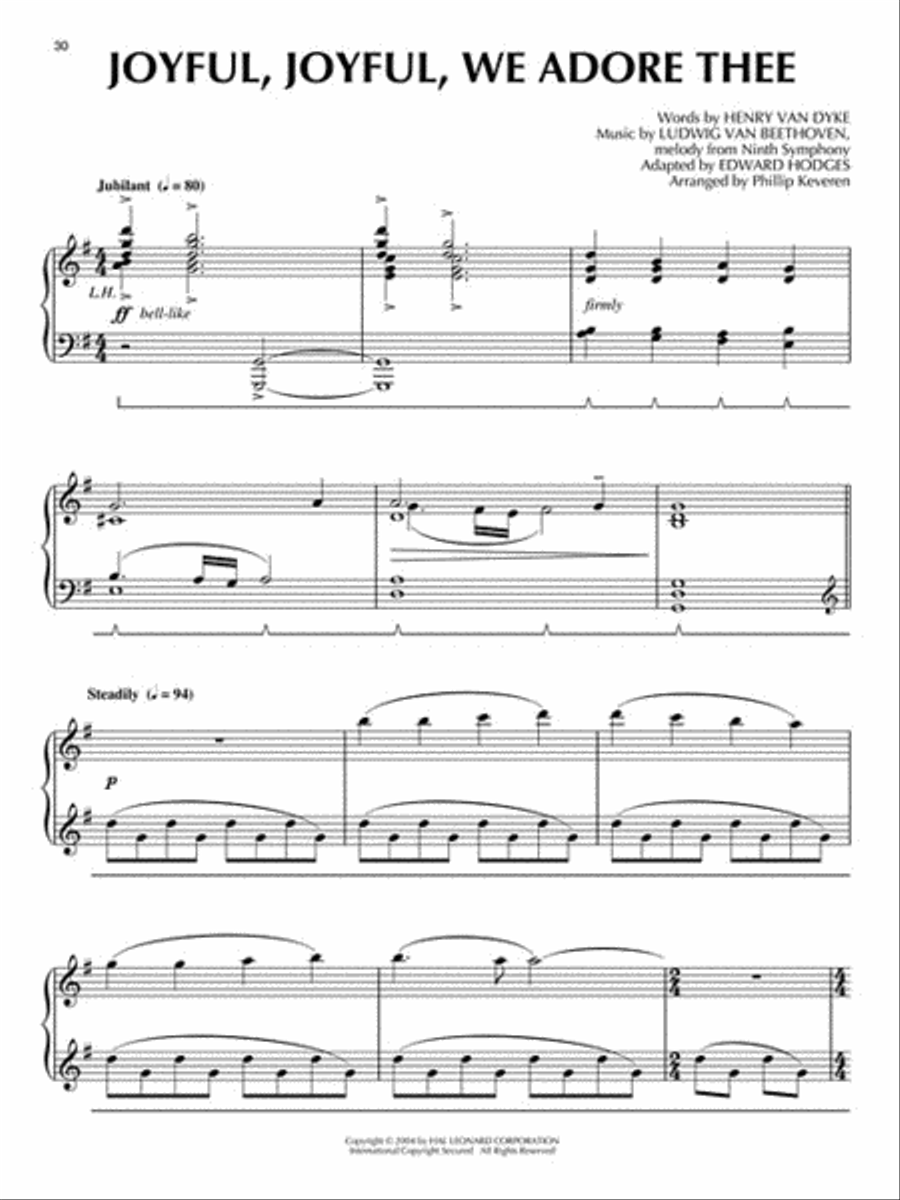 Classic Wedding Songs Piano Solo scores gallery preview page 2