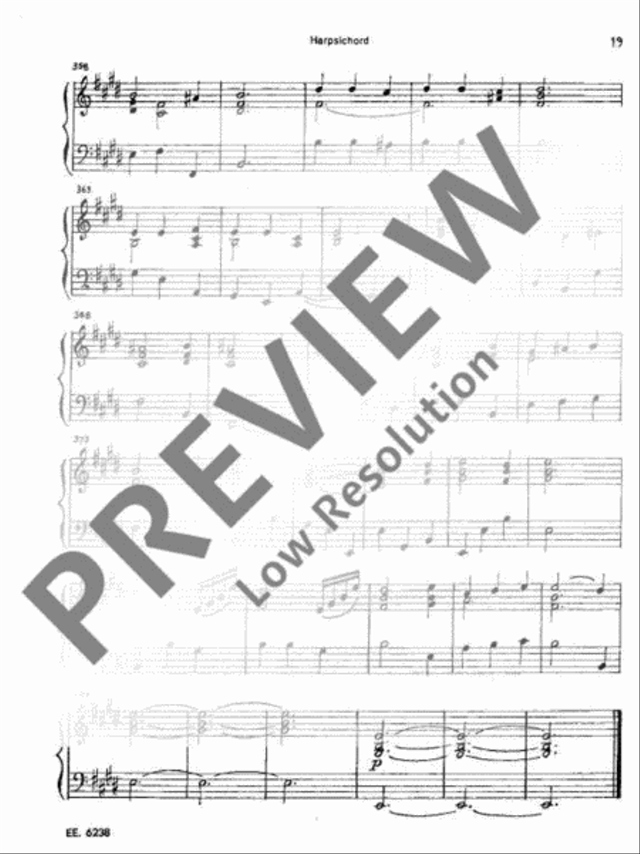 Ode for St Cecilia's Day 1683 Basso Continuo scores gallery preview page 19